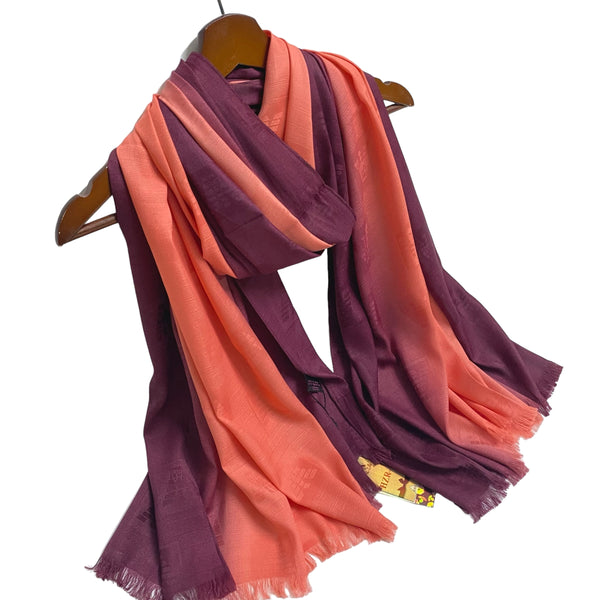 Gradient Hijabs - Punch & Plum