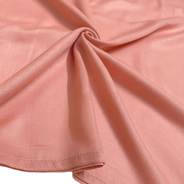 Double Stitch Plain Hijab - Light Peach