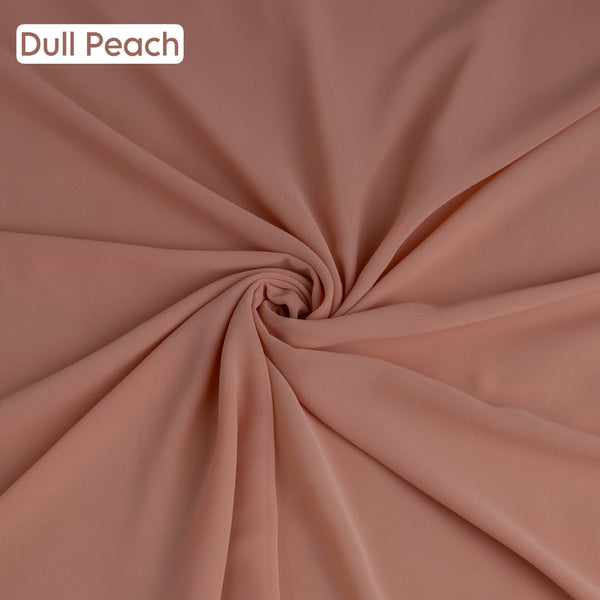 Georgette – Dull Peach