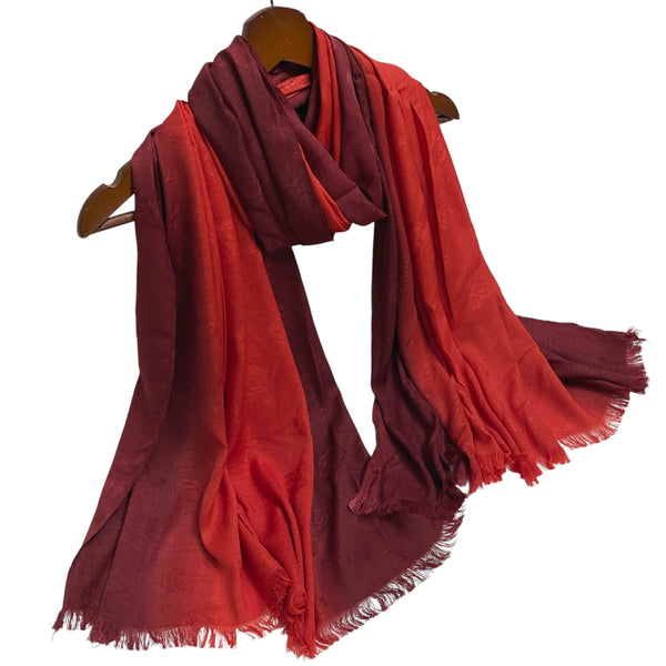 Gradient Hijabs - Red & Maroon