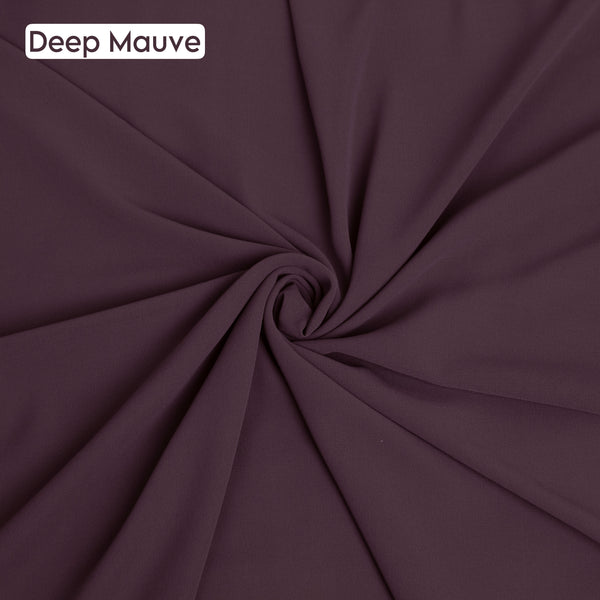 Georgette – Deep Mauve