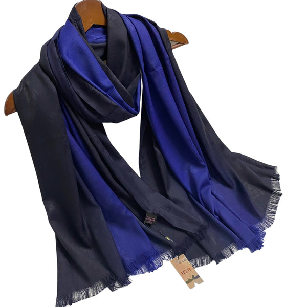 Gradient Hijabs - Navy & Electric Blue