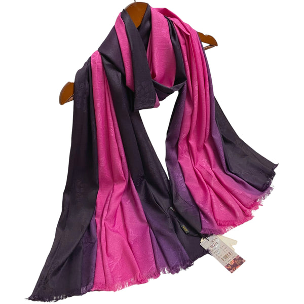 Gradient Hijabs - Fuchsia & Eggplant