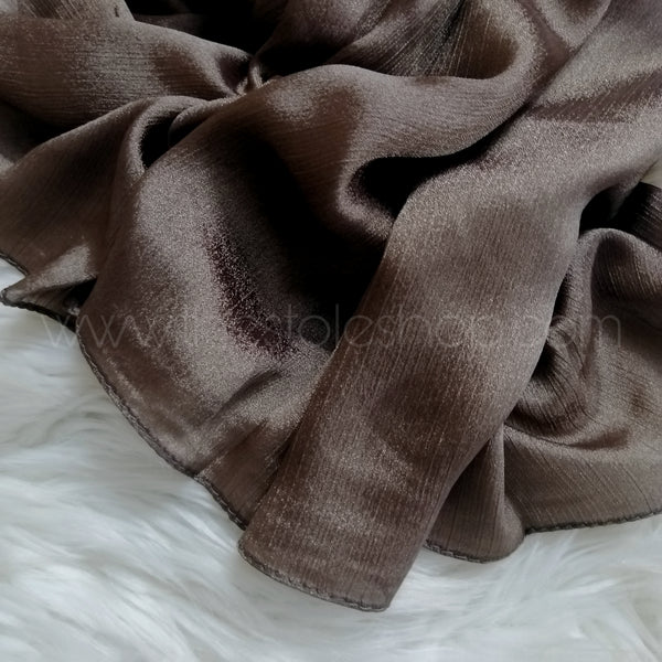 Crinkle Silk - Coffee