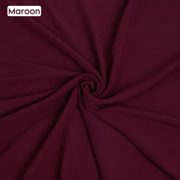 Georgette – Maroon