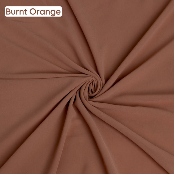 Georgette – Burnt Orange