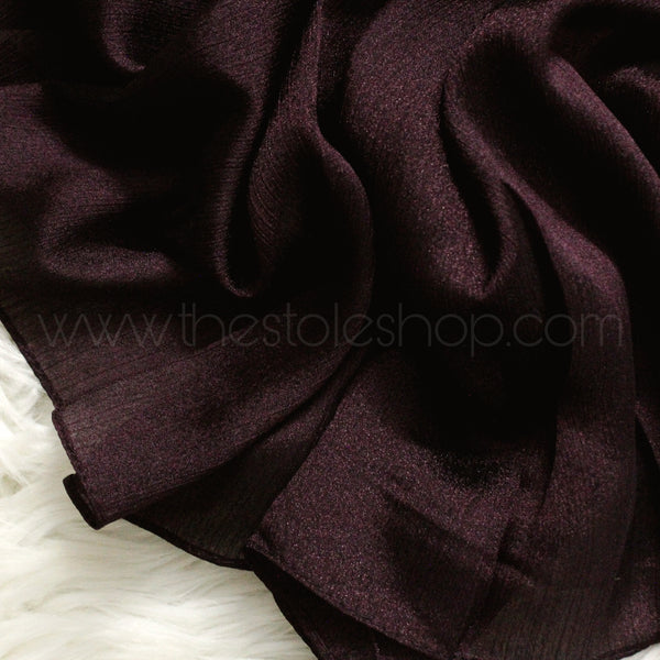 Crinkle Silk - Plum