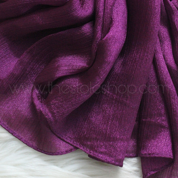 Crinkle Silk - Magenta