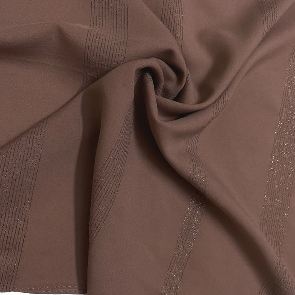 Brocade Hijabs - Coffee