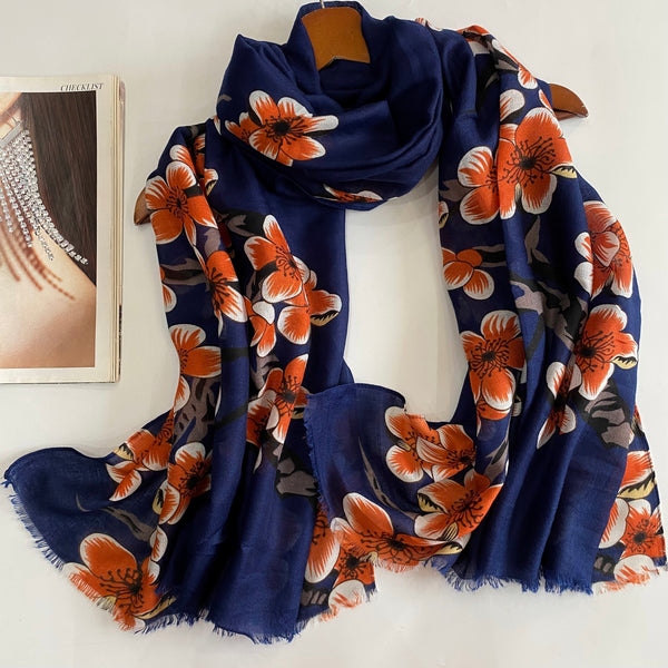 Blossom - Navy Blue