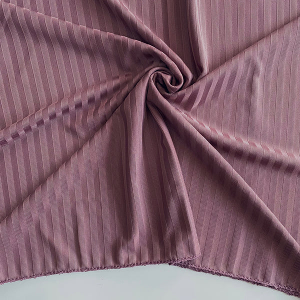 Self Stripes Jersey Hijab - Mauve