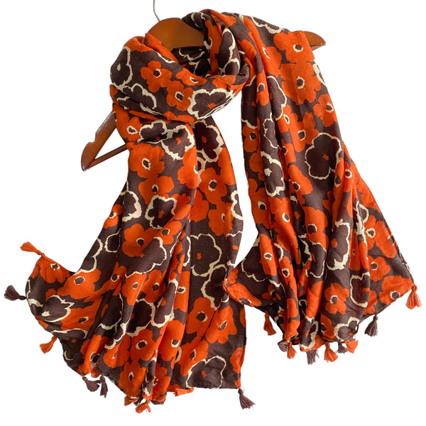 Autumn Prints - Tangerine