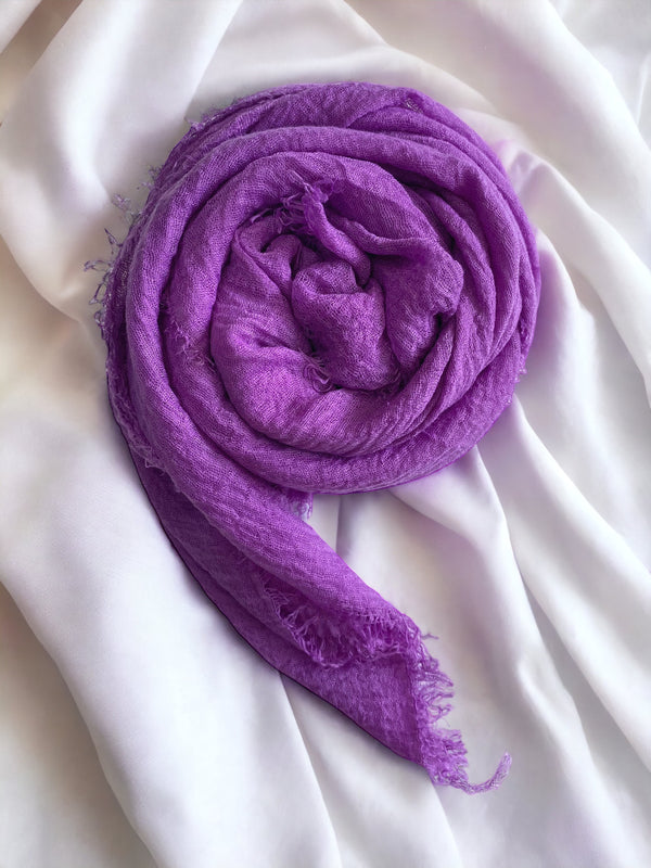 Crimp Hijabs – Light Purple