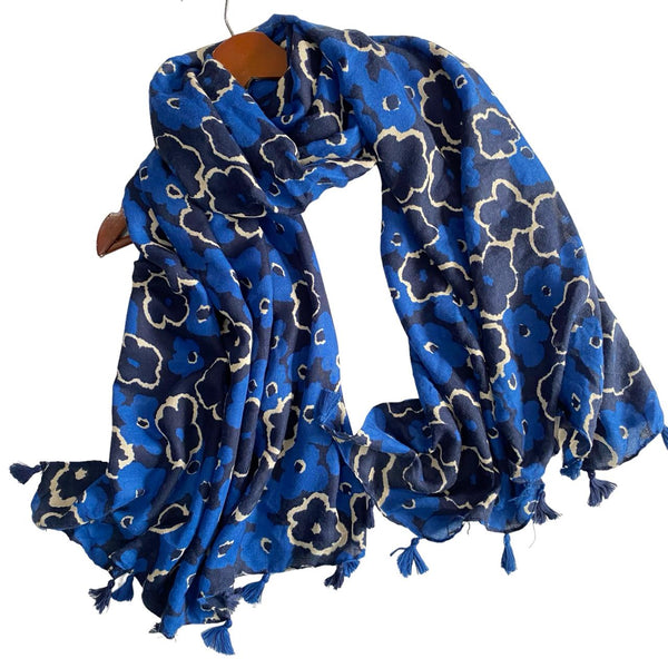 Autumn Prints - Royal Blue