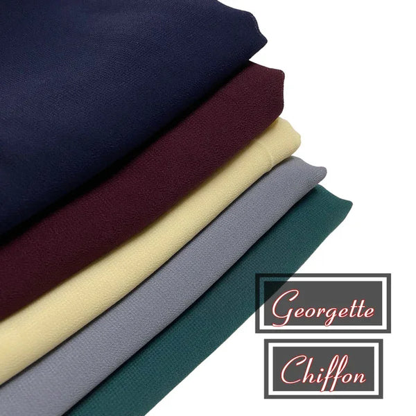 Georgette chiffon Bundle of 5