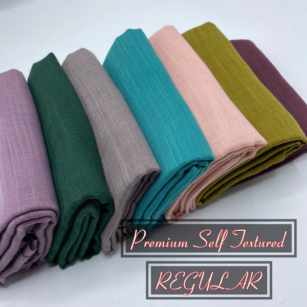 Self textured REGULAR Bundle of 5